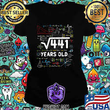 Get it as soon as wed, jun 9. Square Root Of 441 21st Birthday Gifts Math 21 Year Old T Shirt Hoodie Sweater Long Sleeve And Tank Top