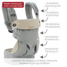 Award winning baby carriers and wraps. Ergobaby Babytrage 360 Fur 4 Tragepositionen Black Camel Babyartikel De
