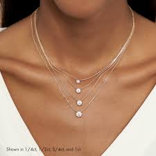 A necklace is an article of jewellery that is worn around the neck. Vrai Fine Jewelry Necklaces