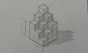 Isometric Somi Cube Geometric Shapes Art Isometric Drawing Isometric Cube