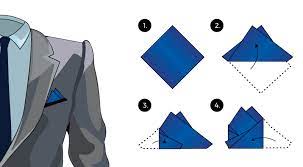 Fold your handkerchief in half twice and lay it on a flat surface. How To Fold A Pocket Squares Tie A Tie Net