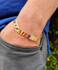 You can wear a fine, 14k gold bracelet as easily on the beach as you can under the cuff of a tuxedo, but which style of bracelet you're going to want will depend on your personal taste. Shop For Men S Solid Gold Bracelets Online Solid Silver Men S Bracelets