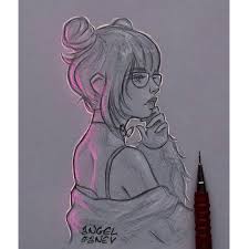 Impressive Sketches What Are Your Thoughts On The Glow Art By Angelganev Drawing Sketch Arts Pencilart Lineart Glowing Art Sketches Drawings