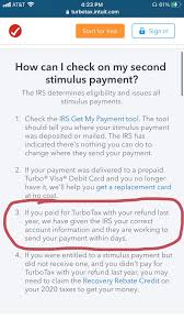 $5 extra or replacement card fee; I See Turbotax Updated One Of Their Faqs I Ll Believe It When I See It In My Account Stimuluscheck