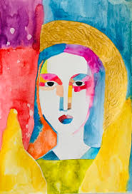 Beautiful Watercolour Art Morning Scenes with Acrylic Reflections