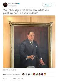 So I Should Just Sit Down Here While You Paint My Por Oh You Re Done Million Feed Funny Art Memes Funny Art Funny