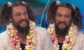 Jason Momoa Thrills Fans As He Sports Pigtails On The Project Daily Mail Online