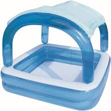 Bestway Planschbecken Mit Dach Fur Kinder Und Baby Aufstell Pool Mit Sonnen Schutz Dach Pool Baby Kinder