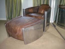 Aviator Chair Ottoman Steel Leather Los Angeles Ca Chair Restoration Hardware Chair Chair And Ottoman