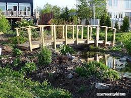 Here is the most important step of knowing how to build a garden bridge. Pond Bridge How To Build A Garden Bridge Or Arched Footbridge Instructables