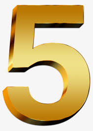 Un número, en ciencia, es una abstracción que representa una cantidad o una magnitud. Gold Number Numero 5 En Png Png Image Transparent Png Free Download On Seekpng