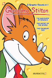 He is the author of more than 40 adventure novels, and the recipient of the ratitzer prize for his books the curse of the cheese. Buy Geronimo Stilton 3 In 1 The Discovery Of America The Secret Of The Sphinx And The Coliseum Con Geronimo Stilton Geronimo Stilton Book Online At Low Prices In India Geronimo Stilton 3 In 1