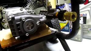 The high pressure water spraying is achieved by specially designed pumps. How To Change Pressure Washer Pump Oil Simpson Youtube