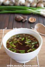 Japanese Onion Soup Recipe With Mushrooms Ginger Garlic Soy Sauce And Beef Broth Flav Onion Soup Recipes Japanese Clear Onion Soup Recipe Green Onions Recipes