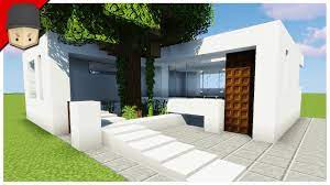 The commands list is the next: How To Build A Simple Modern House In Minecraft Minecraft House Tutorial Youtube