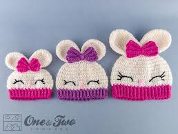 Olivia The Bunny Hat Pdf Crochet Pattern 7 Sizes Newborn Etsy Crochet Hat Pattern Bunny Hat Crochet Crochet Hats