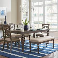 Furnituremaxx Laren Cherry Finish Wood Dining Set With Leaf Table Bench And 4 Chairs Check Out The Image By Visiting T Table Leaf Table Table And Chair Sets