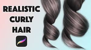 Although round brushes give an amazing finish, they can sometimes be tricky to use on yourself. Draw Realistic Curly Hair In Procreate Procreate Tutorial Step By Step Youtube