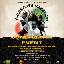 Although not nationally recognized, here are 5 ways you can celebrate juneteenth. Celebrate Freedom Juneteenth At The Wells Built Tickets Wells Built Museum Of African American History Culture Orlando Fl Fri Jun 18 At 6pm Orlando Weekly Tickets