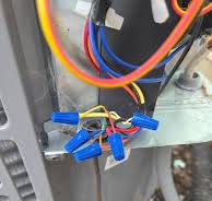 How to connect thermostat wires for Trane split unit?