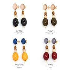 楽天市場 ピアス 大ぶり レディース レトロ 秋 冬 ビーズ カジュアル コーデ アクセサリー プレゼント 福袋 kuopio kuopio イヤリング ピアス 大ぶり ピアス