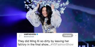 Basic victoria cremation package $1441. Victoria S Secret Kept Ming Xi S Runway Fall In The Final Broadcast And People Aren T Happy