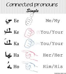 Possessive Pronoun Chart For Arabic Learning Arabic Learn Arabic Online Learn Arabic Language