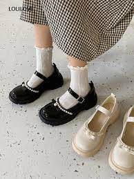 Lolilove Women Pu High Heels Shoes Lolita Gothic Uniform Shoes Sweet Girl  Cute Soft Sister Round Toe Platform Mary Jane Shoes - Pumps - AliExpress
