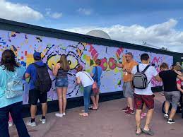 At the time, walt disney studios was interested and eventually bought and used the pixar image computer and custom software written by pixar as part of its computer animation production system (caps) project, to migrate the laborious ink and paint part of the 2d animation process to a more automated method. Make Your Artistic Mark At Expression Station A Paint By Number Mural At Festival Of The Arts Mickeyblog Com