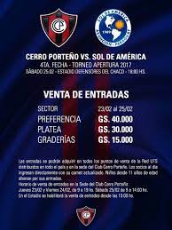 Currently, cerro porteño rank 4th, while sol de américa hold 9th position. Red Uts Cerro Porteno Vs Sol De America Acercate Y ÙÙŠØ³Ø¨ÙˆÙƒ