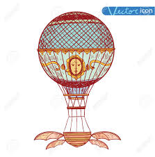 I've scanned the following page as well, which includes the remainder of the lengthy definition for balloon. Steampunk Vintage Hot Air Balloon Hand Drawn Vector Illustration Royalty Free Cliparts Vectors And Stock Illustration Image 44692806