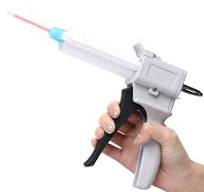 Pistola dispensadora de pegamento AB, dispensador de mezcla de impresión de  plástico, 50ml, 10:1