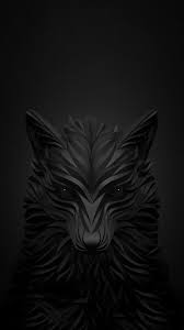Black Wolf Dark Black Wallpaper Wolf Black And White Iphone Wallpaper Wolf