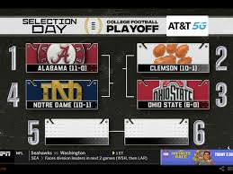 10, 8 p.m., espn and the espn app bonagura: The College Football Playoff Bracket Is Set And Notre Dame Is In