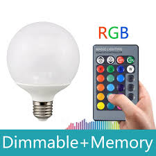 E27 Rgb Led 10w 16 Color Changeable With 24keys Ir Remote Control Rgb Led Bulb Light Dimmable 110v 220v Rgb Led Lamp With Memory Light Bulb Led Bulb Bulb