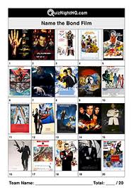 125 james bond trivia questions & answers : Movie Villains 001 James Bond Quiznighthq