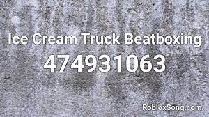 Ice cream truck loop roblox id roblox music codes in 2020. Ice Cream Truck Beatboxing Roblox Id Roblox Music Codes