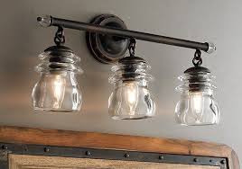 Industrial Chic To Rustic Farmhouse Bath Lights Rustic Bathroom Lighting Rustic Light Fixtures Farmhouse Light Fixtures