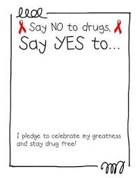 Red Ribbon Week Drug Freebie Red Ribbon Week Red Ribbon Drug Free