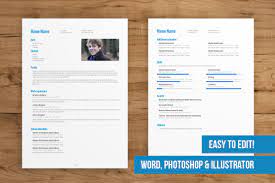 2 pages resume cv | extended pack ~ resume templates ~ creative market. 2 Page Cv Template Easy To Edit Creative Illustrator Templates Creative Market