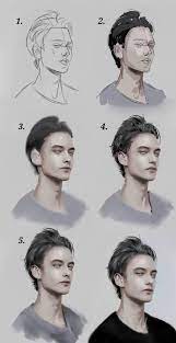 Male Face Tutorial Digital Painting Photoshop Digital Painting Portrait Digital Painting Techniques