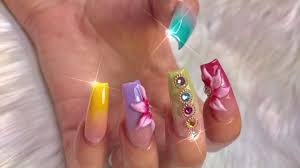 La tendencia más colorida y divertida de. Diseno De Nueva Tendencia 2019 Unas En Efecto Ombre Mas 3d Youtube