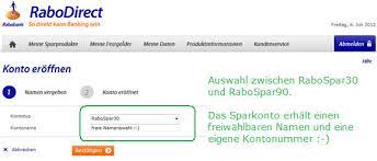 Was unterscheidet rabobank tagesgeld, rabospar30 und rabospar90? Rabo Tagesgeld Noch Gut