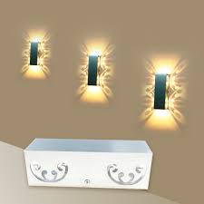 Ideal for adding a bright touch and stylish accent to your walls, this wall sconce is also a great option for a streamlined, modern look in your home. 2w Led Wall Lamp Sconce Lamp Home Ktv Bars Light Fixture Decor Spot Lighting Landscape Walkway Lights Home Garden Worldenergy Ae