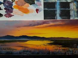 Which of these combinations contain complementary colors? Painting A Sunset 6 Youtube Painting Paintings I Love Painting Tutorial