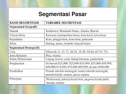 Contoh segmentasi pasar selanjutnya adalah dari aqua. Segmentasi Pasar Ppt Download