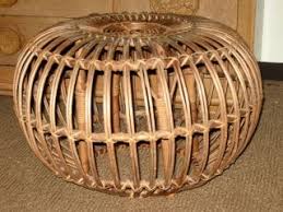 Check spelling or type a new query. Franco Albini White Pouf Rattan Footstool Ottoman Mid Century Italian On Popscreen