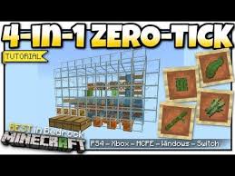 Cactus is known for its use in making cactus green, which is a colored dye that can aid in making cyan wool, lime green wool, and green wool. Minecraft Bedrock 4 In 1 Zero Tick Automatic Farm Cactus Sugarcane Kelp Bamboo Tutorial Minecraft Automatic Farm Minecraft Plans Minecraft Tutorial