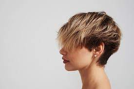 Cut your hair at an angle, shorter in the back and longer towards the front, with irregular layers throughout. Styling Tips For Short Hair Blog Keranique