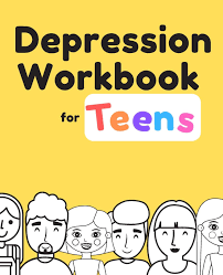 Messy colouring page with a bunch of stickers slapped on it. Depression Workbook For Teens A Self Help Workbook For Teens To Help Their Depression Anxiety And Improve Mental Health With Adult Coloring Book Pages Self Care Gift Gift For Teens Workbooks Luxor